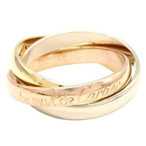 Cartier Trinity Ring K18 Gold Jewelry